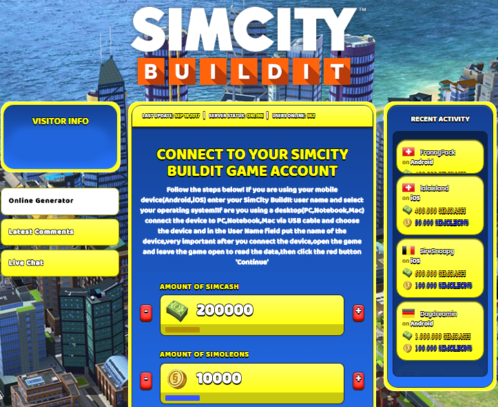 simcity buildit generator android